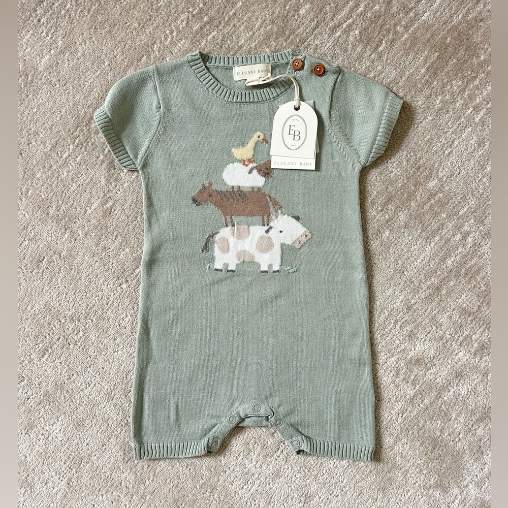 NWT Elegant baby sweater onesie 6-9 months